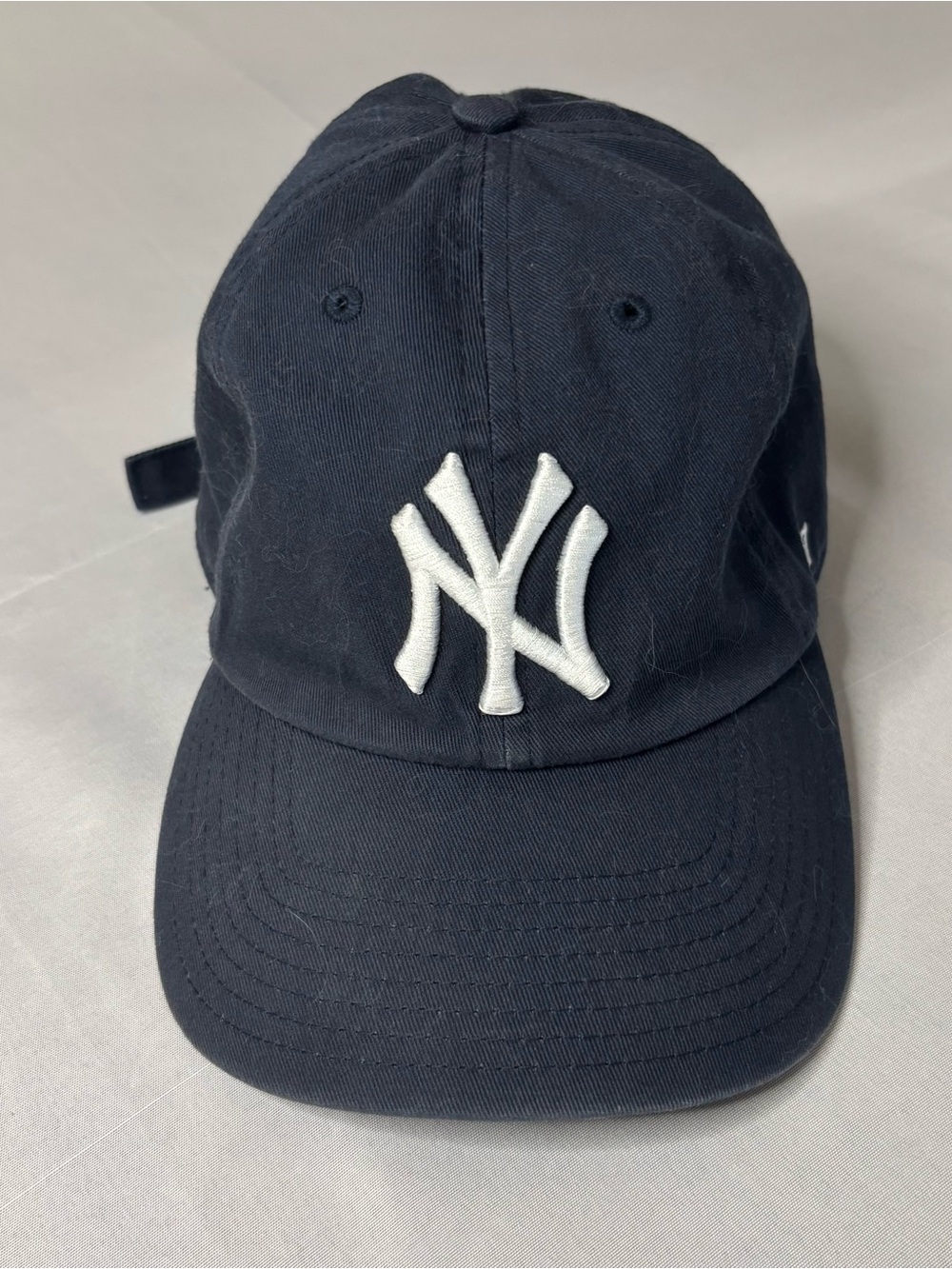 NY Yankees Navy Blue Baseball Cap With  White Logo | O/S